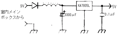 屋上アンプオリジナル電源回路図